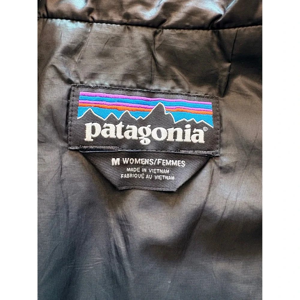 Patagonia Nano Puff Vest Womens Medium Black Primaloft Insulated 84247 SP19